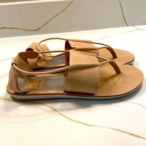 Dolce Vita baby pink elastic thong flat sandals. 6.5